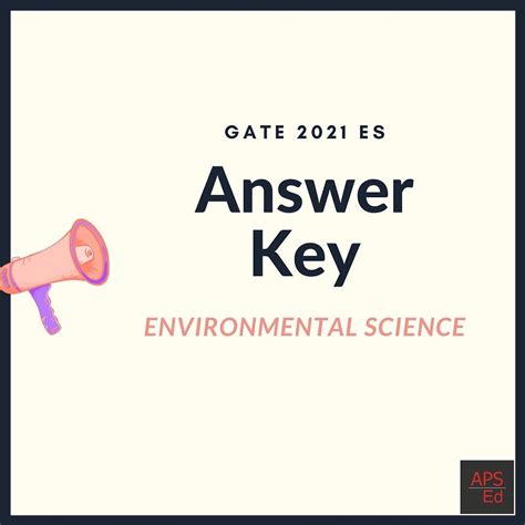 GATE 2021 Environmental Science and Engineering Question Paper and ...