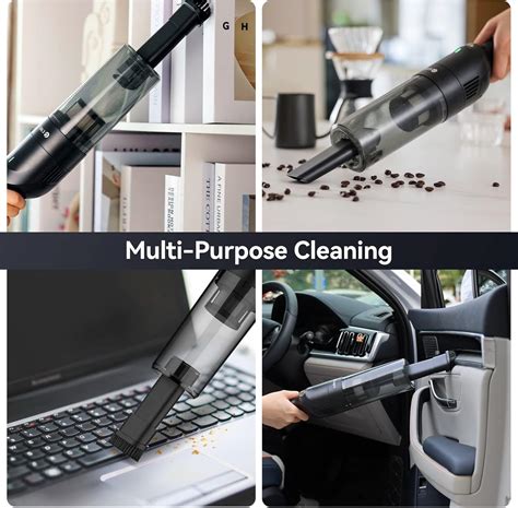 Buy Handheld Vacuum Cordless, Rechargeable Car Vacuum Cleaner with 30 ...