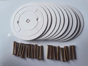 AP AP 10 pcs Round Sheet + 20pcs Brass Screws use for bulb holde etc ...