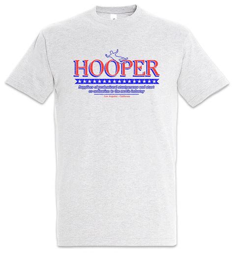 Hooper I T-Shirt Sign Company Logo Symbol Stuntman Stunt Sonny Gwen Ski ...