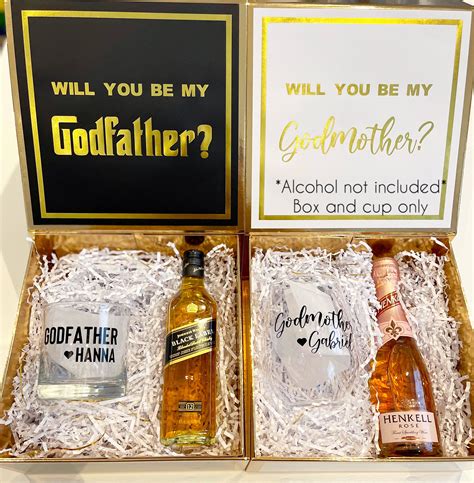 Godparent Proposal Box: Personalized Tumbler & Candle Gift Set ...