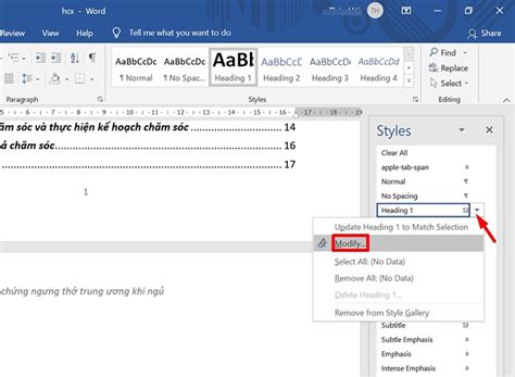 Heading Tutorial Word 的图像结果