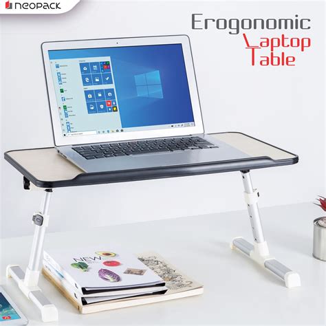 Buy Neopack Ergonomic Laptop Table For 13-16 inch Laptops (Multiple ...