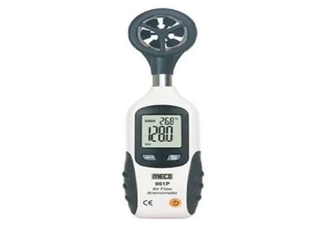 Meco 961P High-Accuracy Digital Anemometer with Large LCD Display, Mul ...
