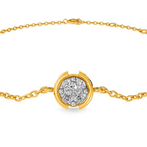 Veda Orb 9KT Gold Lab Grown Diamond Bracelet – PALMONAS