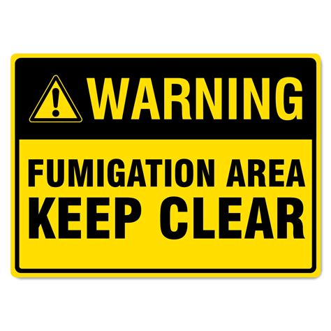 Image result for Fumigation Sign