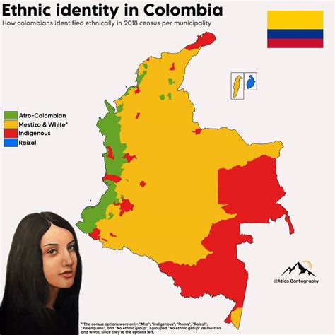Ethnic map of Colombia by atlas_cartography - Maps on the Web