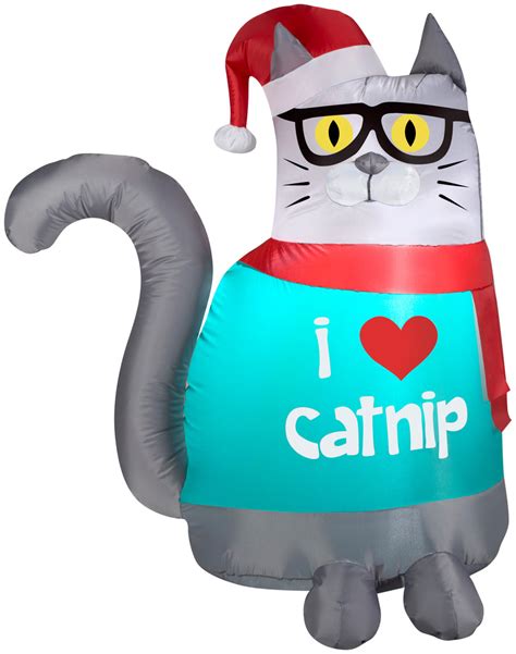 Image result for Christmas Cat Inflatable