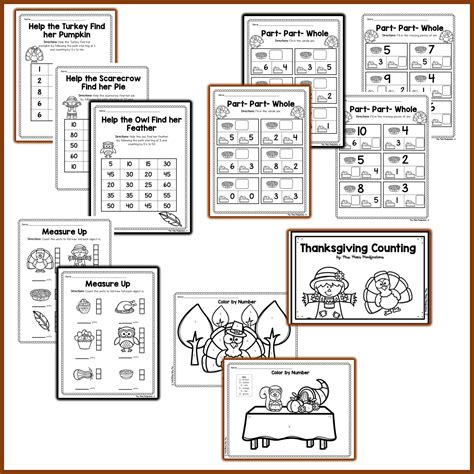 Image result for Thanksgiving Math Pages