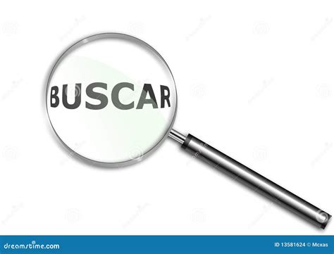 Buscar, Spanish Word for Find Stock Illustration - Illustration of ...