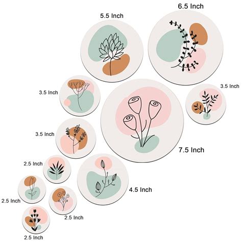 Set Of 11 Flower Wall Hanging – Kraftand Craft