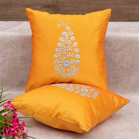 Buy Royal DecoFurnishing Silver Paisley Leaf (Raw Mango/Ambi/Kairi ...