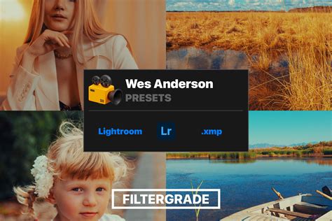 Wes Anderson Look, LIGHTROOM Cinematic Film, Vintage Presets Tone ...