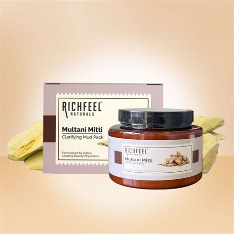 Richfeel Multani Mitti Clarifying Mud Pack 50 g – richfeelnaturals.com
