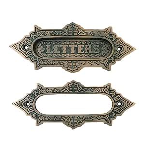 Shristy Hardware Cherethims Decorative Brass Letter Plate - (Pack of 1 ...