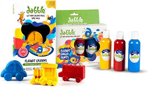 Buy dabble Organic Beeswax Crayons | Non Toxic Crayons for toddlers ...