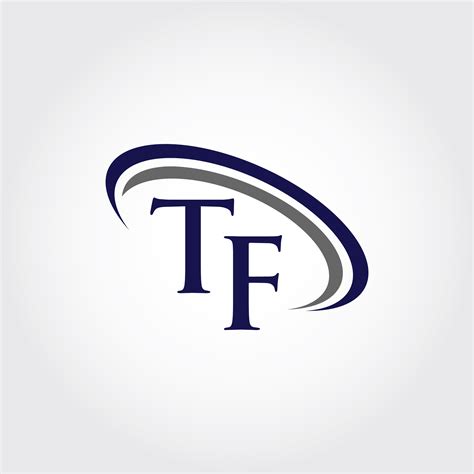 Monogram TF Logo Design By Vectorseller | TheHungryJPEG