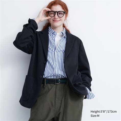 Uniqlo Outerwear Clearance Sale - Uniqlo Comfort Patterned Blazer ...