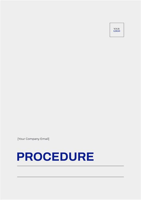 Image result for Procedure Examples