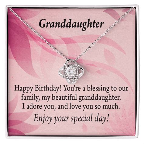 To My Granddaughter Happy Birthday Beautiful Granddaughter Infinity ...