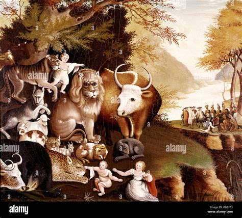 Hicks, Peaceable Kingdom 19th century New York. Metropolitan art museum ...