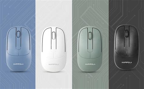 Amazon.in: Buy HAPIPOLA Speed Rechargeable Mouse,Wireless Bluetooth ...