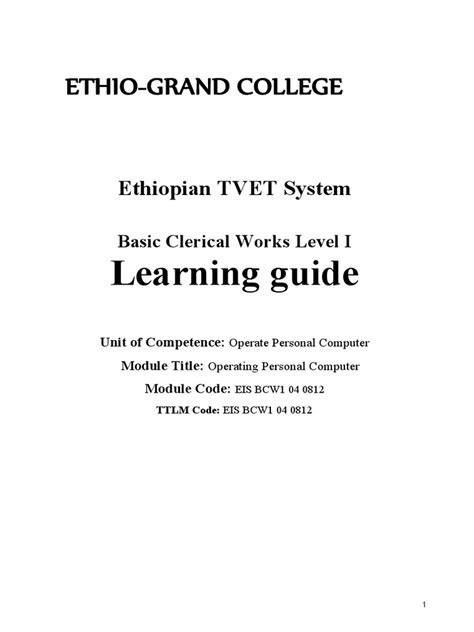 Image result for Operate Personal Computer PDF