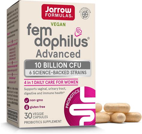 Amazon.com: Jarrow Formulas Fem-Dophilus Advanced Vaginal & Digestive ...