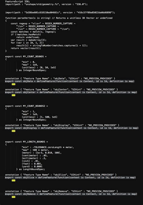 Image result for Using Feature Script Onshape