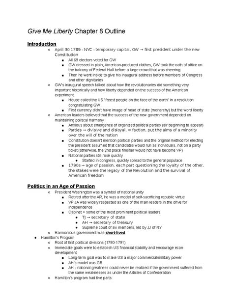 Chapter 8 Outline - Give Me Liberty Chapter 8 Outline Introduction ...