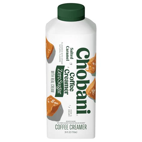 Chobani Coffee Creamer, Zero Sugar, Salted Caramel (24 fl oz) Delivery ...