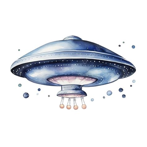 Watercolor Ufo Clip Art, Ufo, Watercolor, Space PNG Transparent Image ...