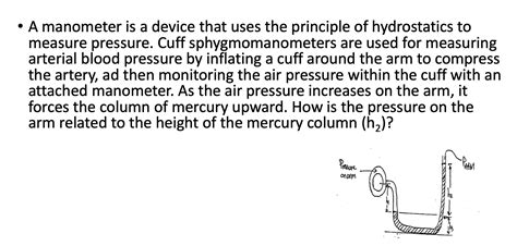 Image result for Manometer Hydrostatics