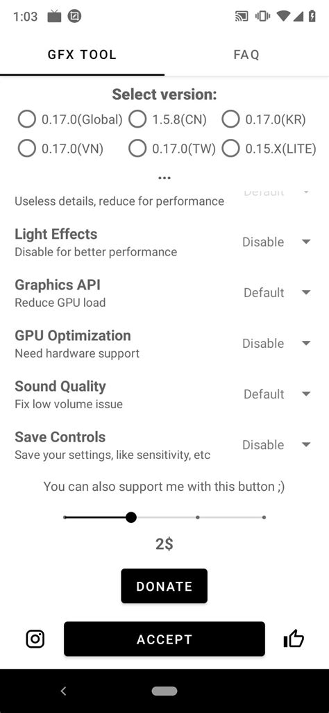 Descargar GFX Tool para PUBG 10.4 APK Gratis para Android