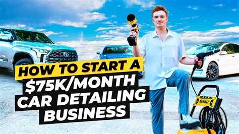How to Start a $75K/Month Car Detailing Business (2026) - UpFlip