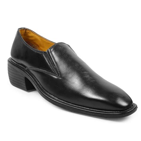 Buy Sabates Men's Office Wear Formal Height Increasing Mocassin Slip-on ...