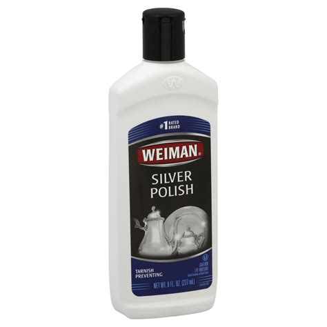 Weiman Silver Polish, 8 fl oz (237 ml)