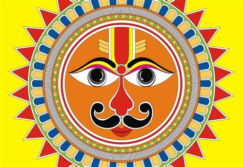 Buy Surya Devta Wallpaper – From ₹99/sq ft