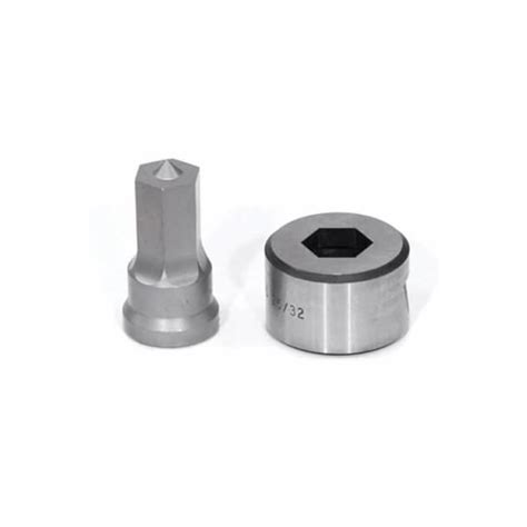 Edwards Punch And Die Set, Hex, 34 In Punch, 2532 In Die Sizes Included ...