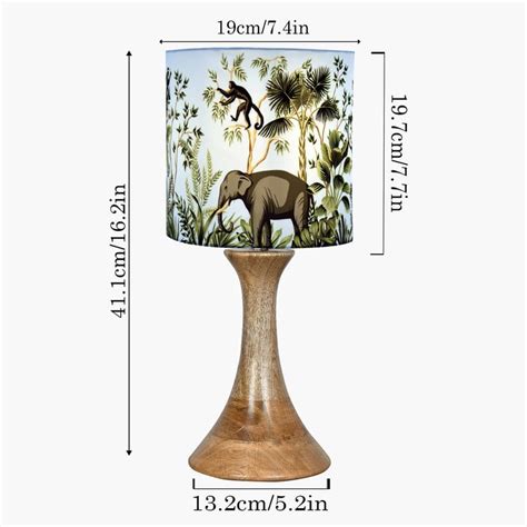 Buy HOMESAKE Wooden Table Lamp from Homesake at just INR 5200.0