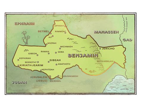 Bible Geography- The Tribe of Benjamin