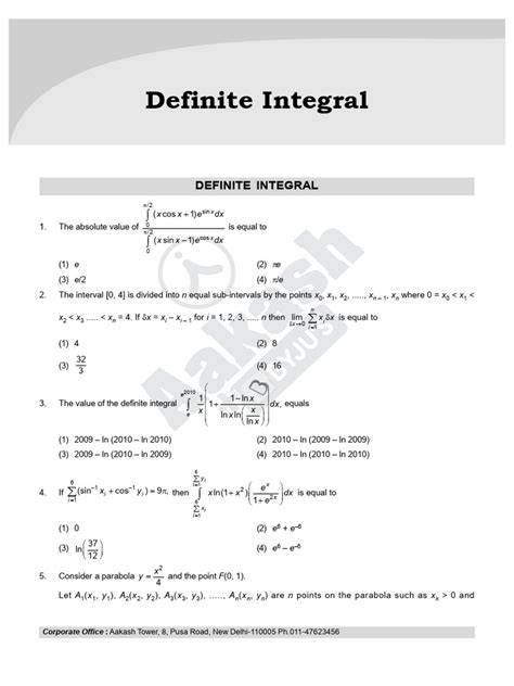 Definite Integral Question 的图像结果