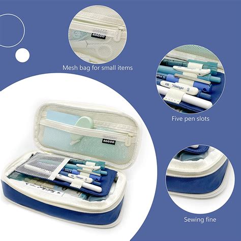 Buy Pencil Case Big Capacity Pencil Case Cute Aesthetic Pencil Pouch ...