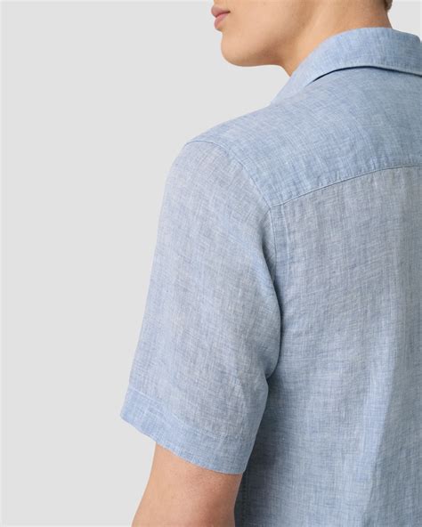 Short Sleeve Linen Shirt - Eton
