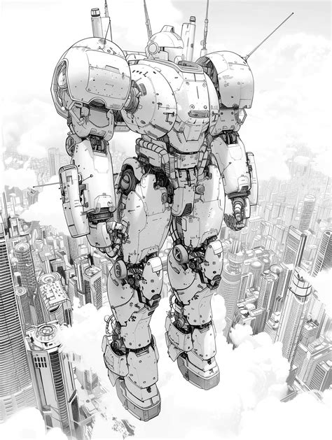 Image result for Futuristic Robot Drawing