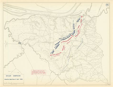 Civil War Battle Maps Shiloh
