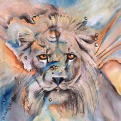 African Lion Reproduction Art 的图像结果