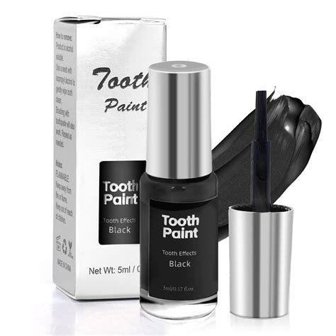 Black Tooth Paint Professional Black Out Teeth Makeup Quick Dry ...