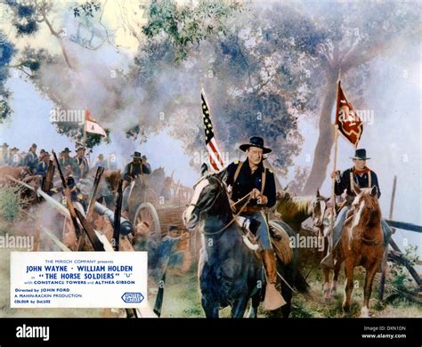 John wayne horse soldiers 1959 hi-res stock photography and images - Alamy