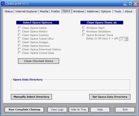 Clean Cache 的图像结果